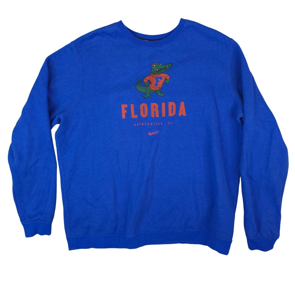 Nike‎ Florida Gators Sweatshirt Mens XL Mascot Graphic Fleece NCAA Sportswear